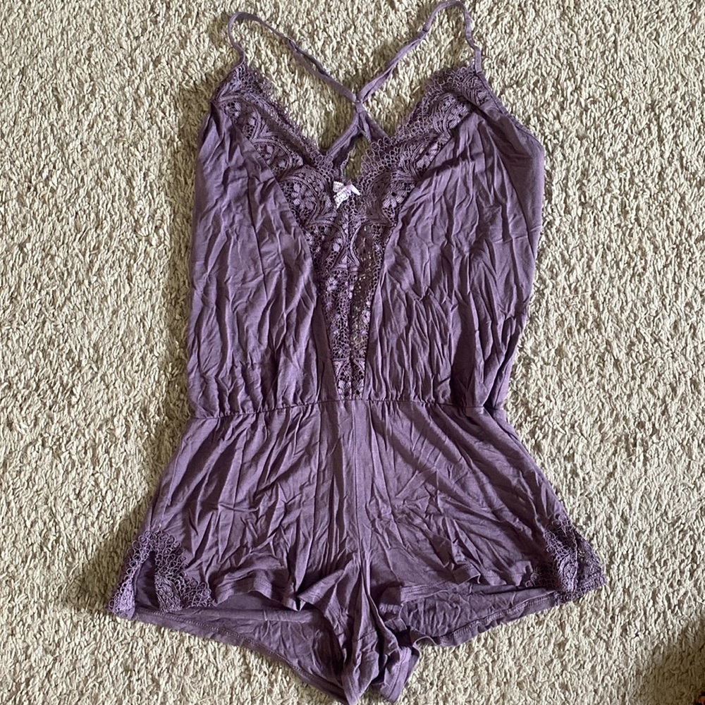 Victoria’s Secret Dusty Lavender Sleep Romper